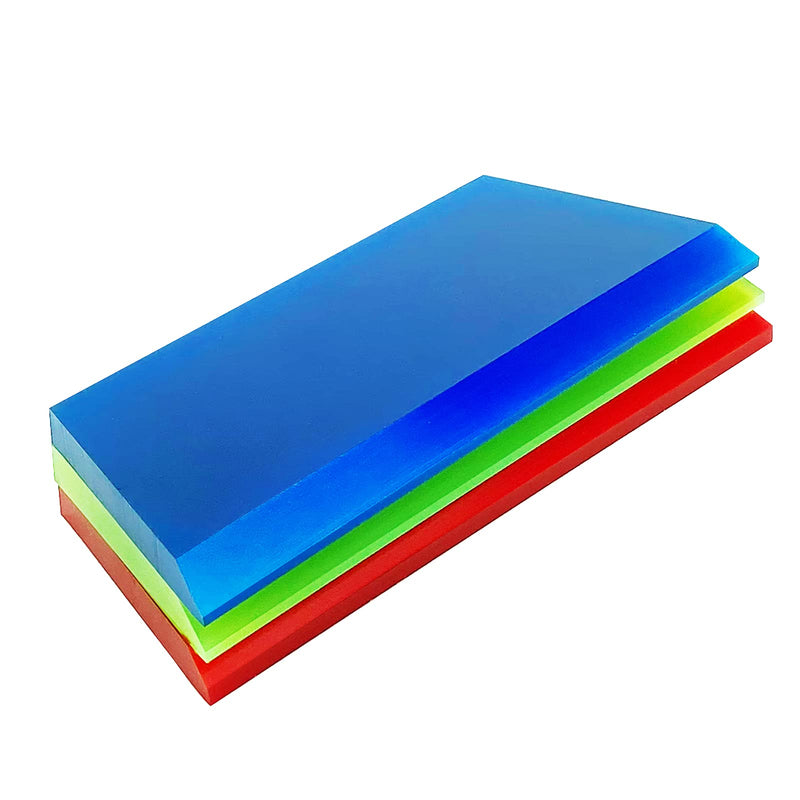 CCyanzi 3PCS Squeegee Blade Replacement, Rubber Squeegee Blade, Small Squeegee, to Clean Shower Glass, Sink, Or Install Adhesive Window Film
