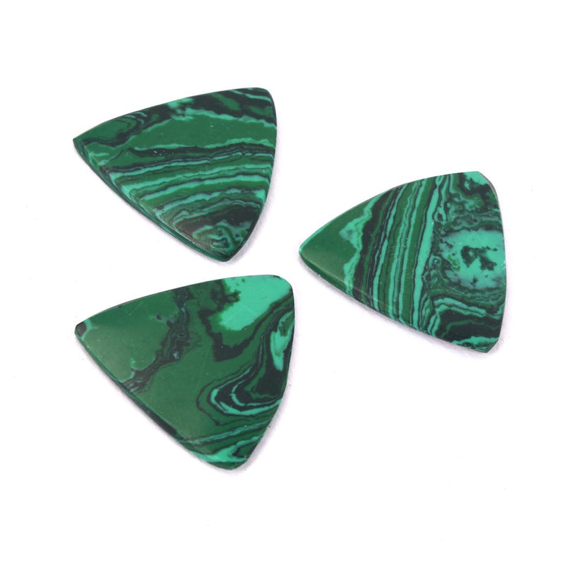 Alnicov Guitar Picks Natural Stone Plectrums Picks for Bass Guitar Ukulele Accessory Set of 3