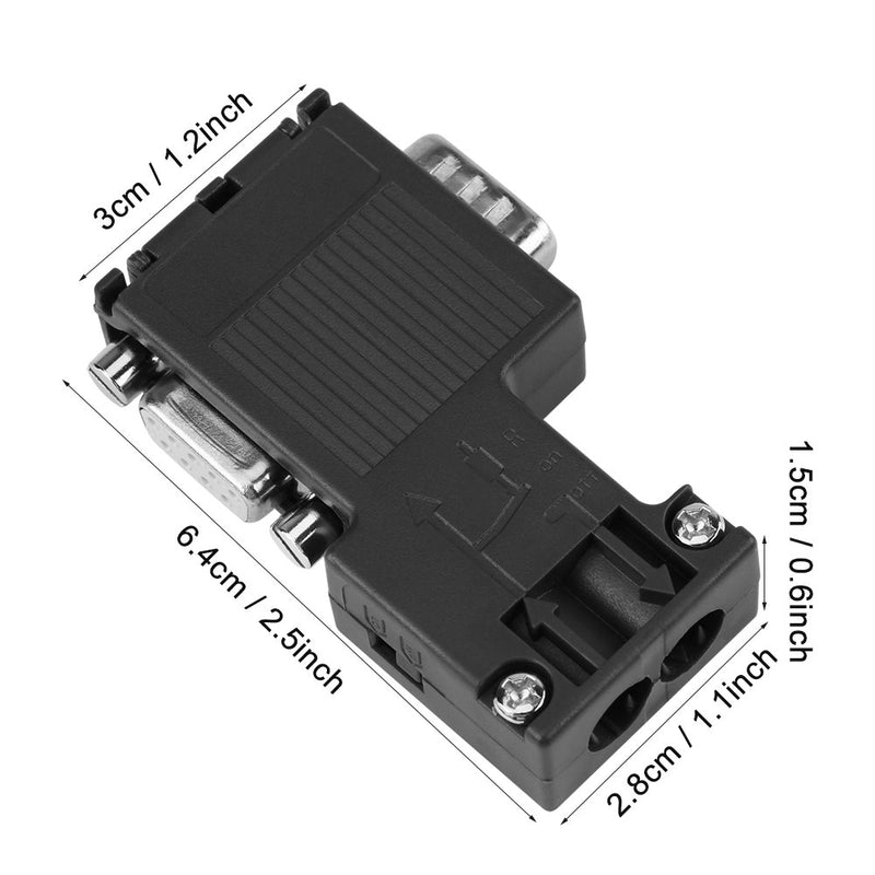 90° Programming Cable Interface Profibus Connector Compatible Siemens PLC 6ES7 972-0BB12-0XA0 with DP Cable Interface