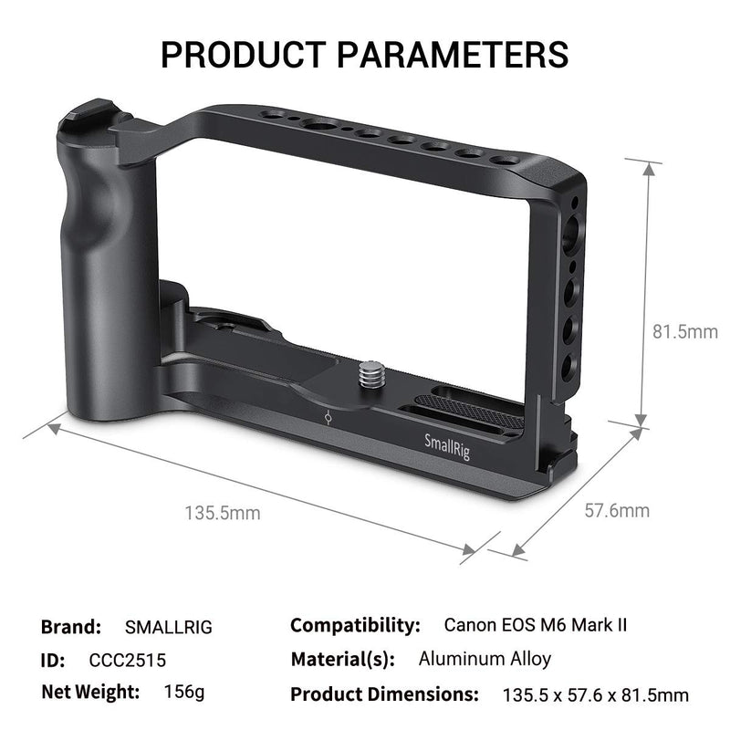 SmallRig Cage for Canon EOS M6 Mark II CCC2515