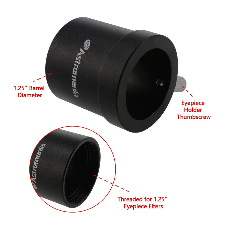 Astromania 1.25" to 0.965" Adapter - Allow You use 0.965" Accessories on 1.25" Telescope!