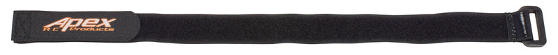 Apex RC Products 5 Pack 20mm x 400mm HD Rubberized Non-Slip Battery Straps 3032