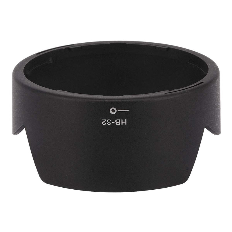 Haoge Lens Hood Compatible with Nikon Nikkor AF-S DX 18-70mm f/3.5-4.5G ED-IF, AF-S DX 18-135mm f/3.5-5.6G ED-IF, AF-S DX 18-105mm f/3.5-5.6G ED VR, AF-S DX 18-140mm f/3.5-5.6G ED VR as Nikon HB-32