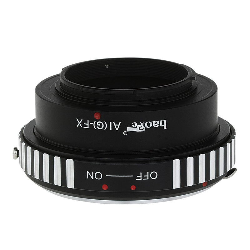 Haoge Lens Mount Adapter for Nikon Nikkor G/F/AI/AIS/D Lens to Fujifilm Fuji X FX Mount Camera as X-A5 X-A10 X-A20 X-E1 X-E2 X-E2s X-E3 X-H1 X-M1 X-Pro1 X-Pro2 X-T1 X-T2 X-T3 X-T10 X-T20 X-T30