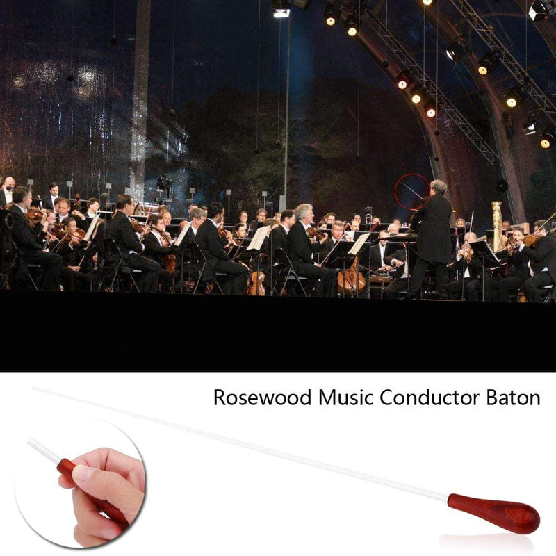 [AUSTRALIA] - Music Baton with Rosewood Handle Concert Baton Conductors Baton for Symphony Choral Director Assistant 