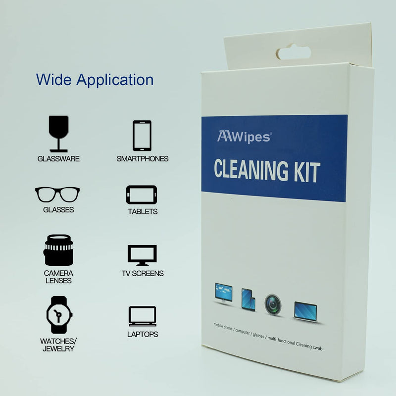 AAWipes Professional Camera Cleaning Kit (5-in-1) as DSLR Lens Cleaning Kit, APS-C Sensor Cleaning Kit, Mirrorless Sensor Cleaning Kit - w/Lens Cleaner (1oz), Sensor Swabs, Cloths & Lens Brush