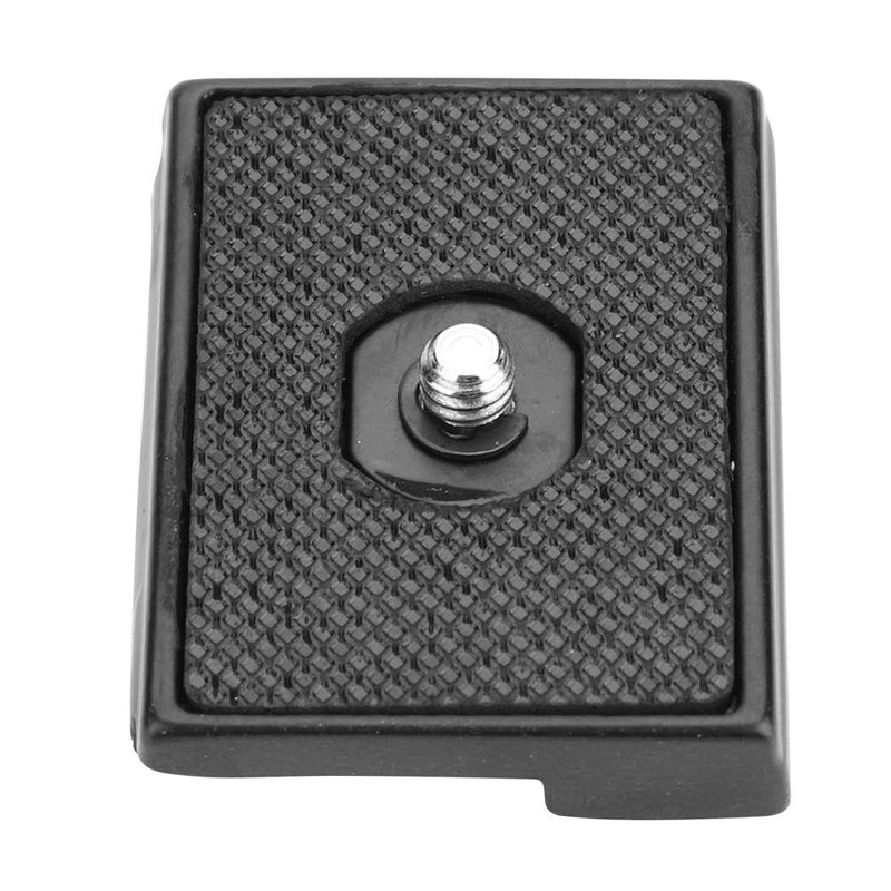 Acouto Quick Release Plate for Camera Tr with 1/4'' Screw Mount Fit for Manfrotto 3157N 3030 3130 3160 3262QR Aluminum Alloy + Rubber