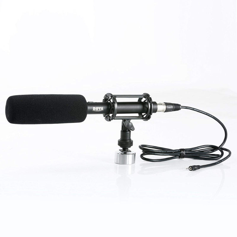Nicama NC4 Microphone Shockmount Universal Holder Clip with Hot Shoe Mount for Shotgun Microphone AKG D230 Sennheiser MKH-416 ME66 Rode NTG-2 NTG-1 Audio-Technica AT-875R