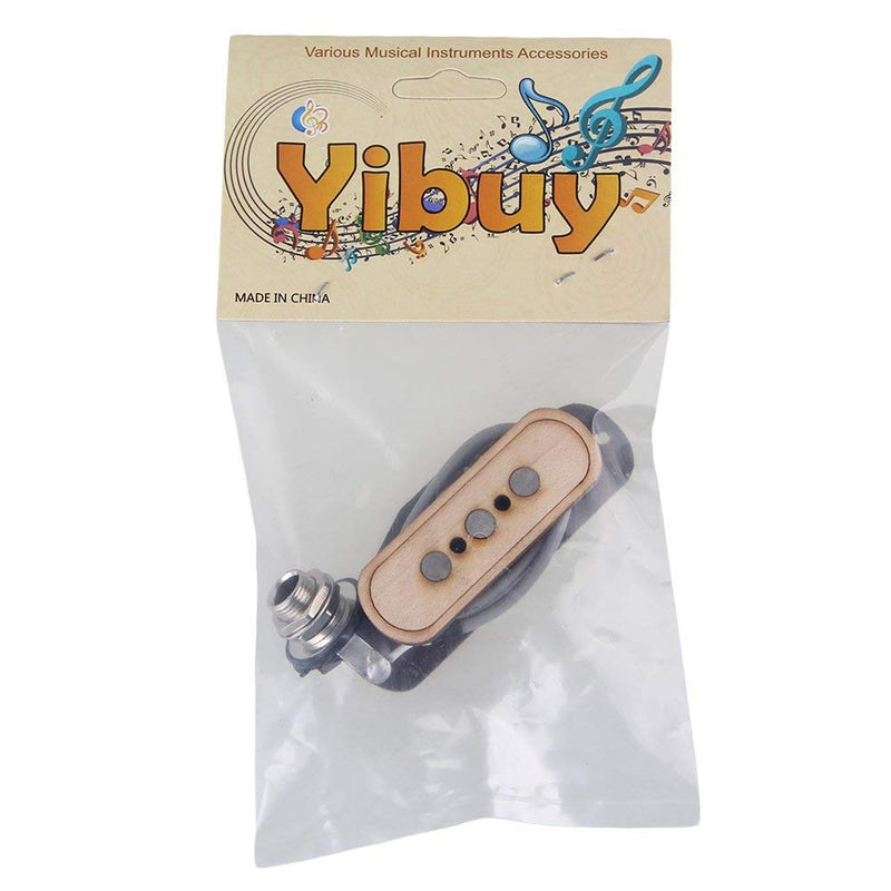 Yibuy 3 String Electric Box Guitar Bass Pickup & Input Jack guitar replacement parts