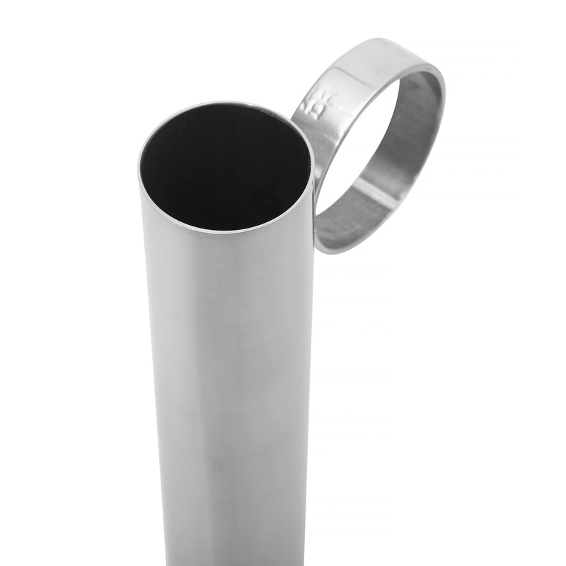 Wekler Falls Hydrometer Test Cup - Stainless Steel, Durable, Reusable - Complete with 2 Cleaning Brushes