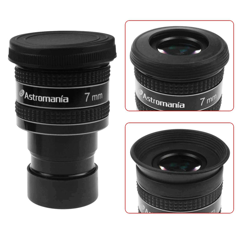 Astromania 1.25" 7mm 58-Degree Planetary Eyepiece for Telescope