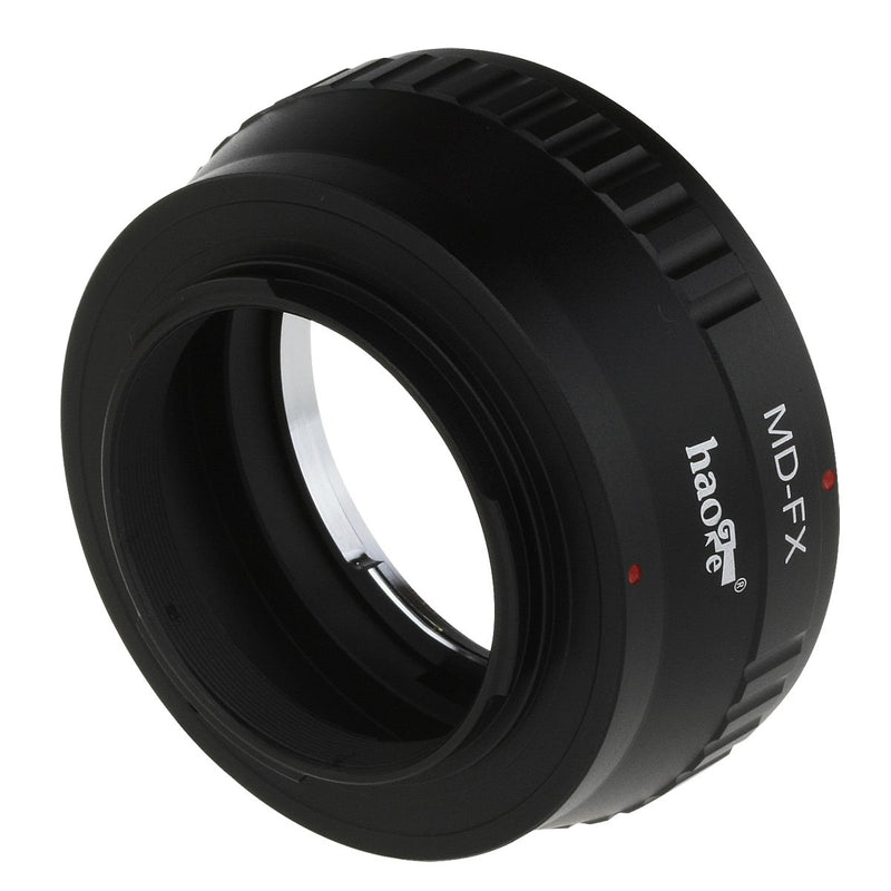 Haoge Lens Mount Adapter for Minolta Rokkor MD MC mount Lens to Fujifilm X FX mount Camera such as X-A5 X-A10 X-A20 X-E1 X-E2 X-E2s X-E3 X-H1 X-M1 X-Pro1 X-Pro2 X-T1 X-T2 X-T3 X-T10 X-T20 X-T30 X-T100