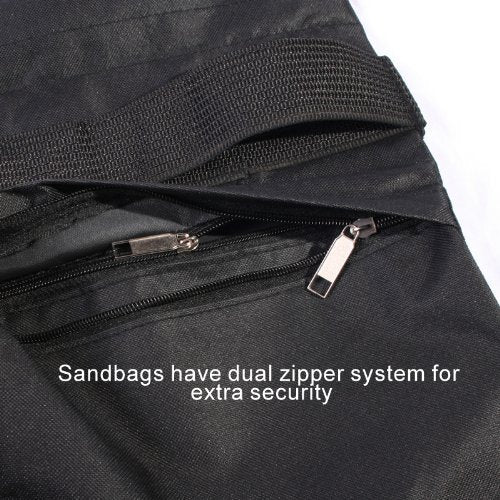 StudioFX SANDBAG Sand Bag SADDLEBAG Double Zipper Design 4 Bags Weight Bags for Photo Video Studio Stand by Kaezi