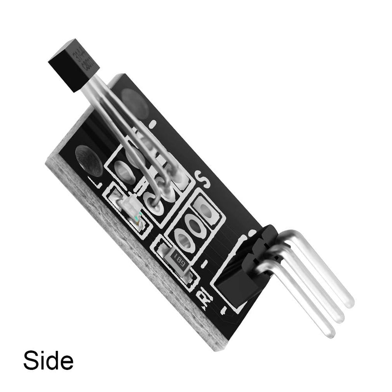 6pcs Hall Effect Magnetic Sensor Module 3144E A3144 Hall Effect Sensor KY-003 DC 5V for Arduino PIC AVR Smart Cars by MUZHI