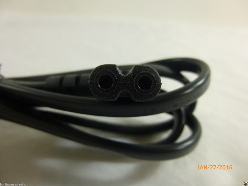 6 Ft foot USA 2 pin Male to 90 Degree Right Angled IEC 320 C7 AC Power Supply Cord cable For Samsung TV's