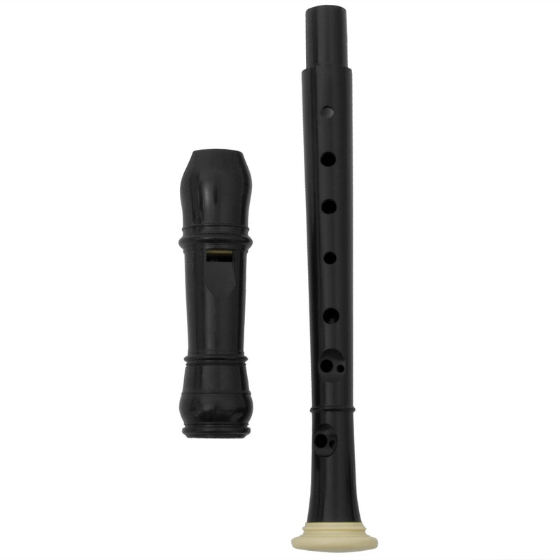 TIGER REC22-BK | Sopranino Recorder and Bag | 25 cm Long | Black