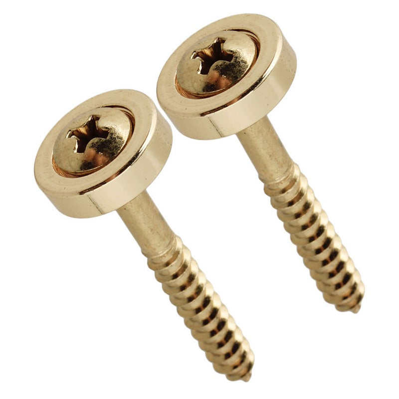 lovermusic Lovermusic Guitar Neck Joint Ferrules Bushing with Screws Gold Pack of 20