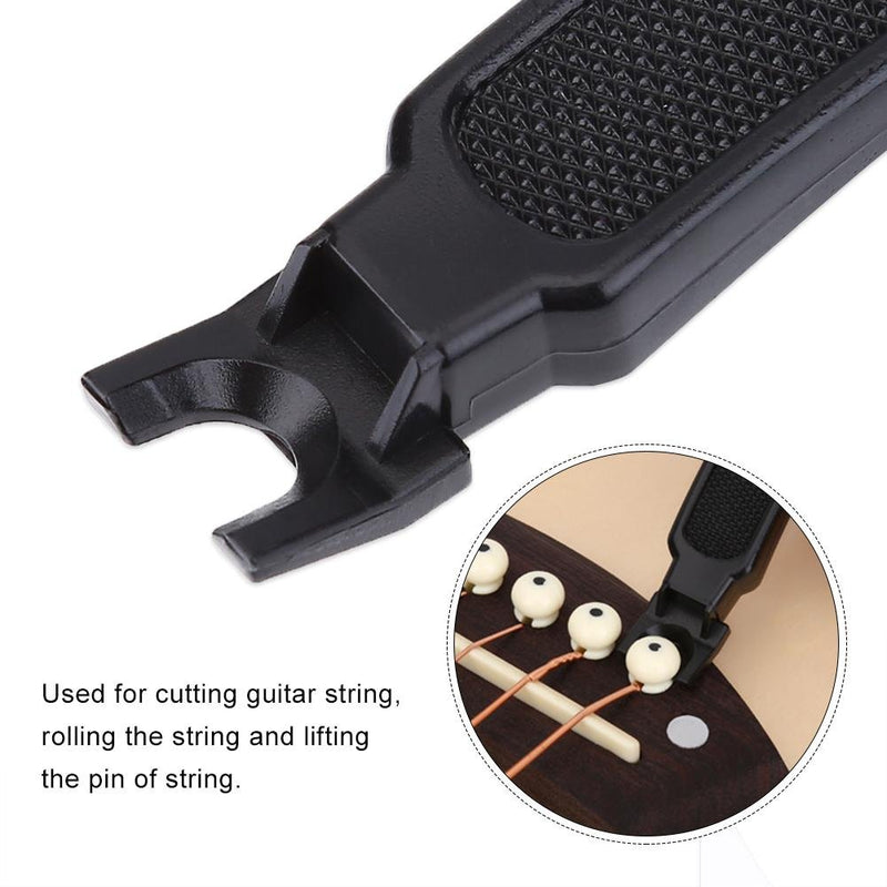 Guitar String Winder Cutter Pin Puller 3 in 1 Multi-functional Guitar Repair Tool for Acoustic Guitar, Banjo, Mandolin, Ukulele