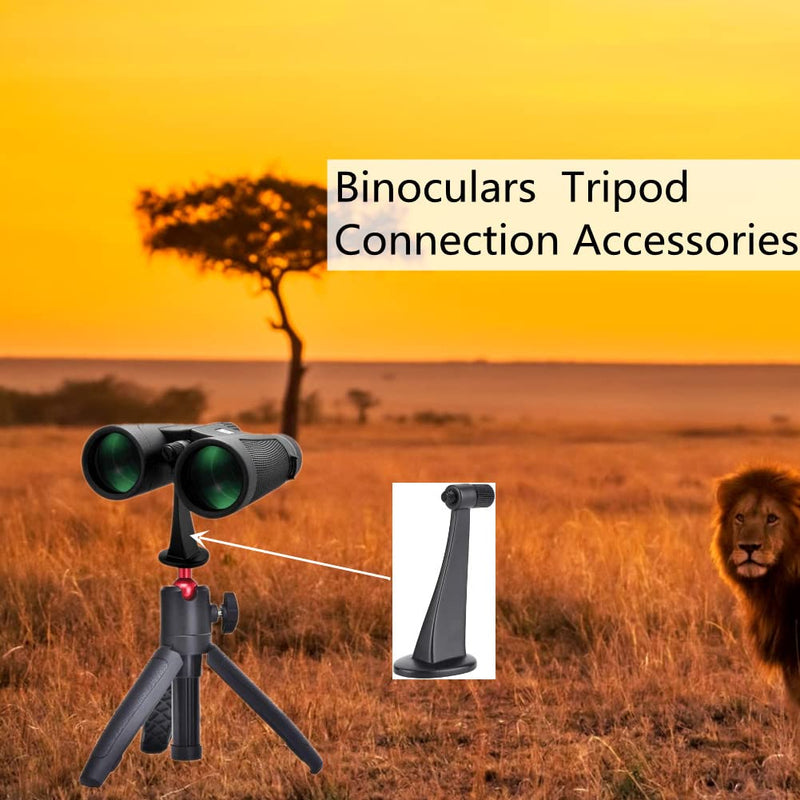 Diyeeni Binocular Tripod Adapter, Metal Binoculars Tripod Mount Adapter, Universal Optics Binocular Tripod Adapter, Telescope Bracket for Binocular Telescope