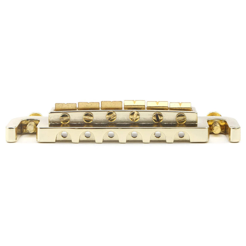 Unxuey Gold Electric Guitar LP Tune-O-Matic Wraparound Adjustable Bridge Studs 6 String Tailpiece for Les Paul Style