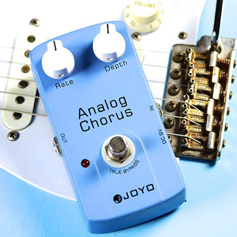 JOYO JF-37 Analog Chorus Effect Guitar Pedal for Electric Guitar Circuit Chorus Tone Mini Chorus Pedal with Classic BBD Chip