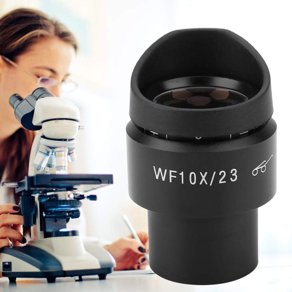 Standard 30mm 10X Eye Point Lens Adjustable Microscope Eyepiece Field of View 23 for Biological Microscopes Astronomy Telescopes