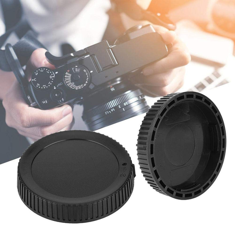 2Pcs Camera Lens Cap Lens Cover for Nikon Z6 Z7 Z50 and Z-Mount Camera - Black