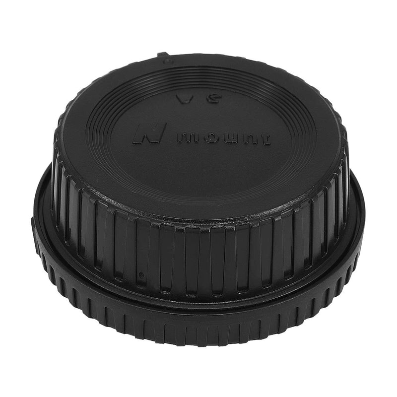 Haoge Camera Body Cap and Rear Lens Cap Cover Kit for Nikon F Mount Camera Lens Such as D4S D5 D6 D40X D600 D610 D750 D800 D800E D810 D810A D850 D3300 D3400 D3500 D5300 D5500 D5600 D7100 D7200 D7500 for Nikon F Mount 02