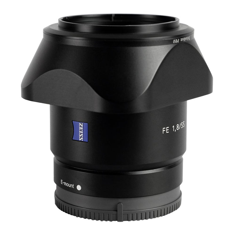 Fotodiox Pro Leica Inspired, Designer Dedicated Metal Bayonet Lens Hood for Zeiss Sonnar T FE 55mm f/1.8 ZA Lens; Professional and Stylish