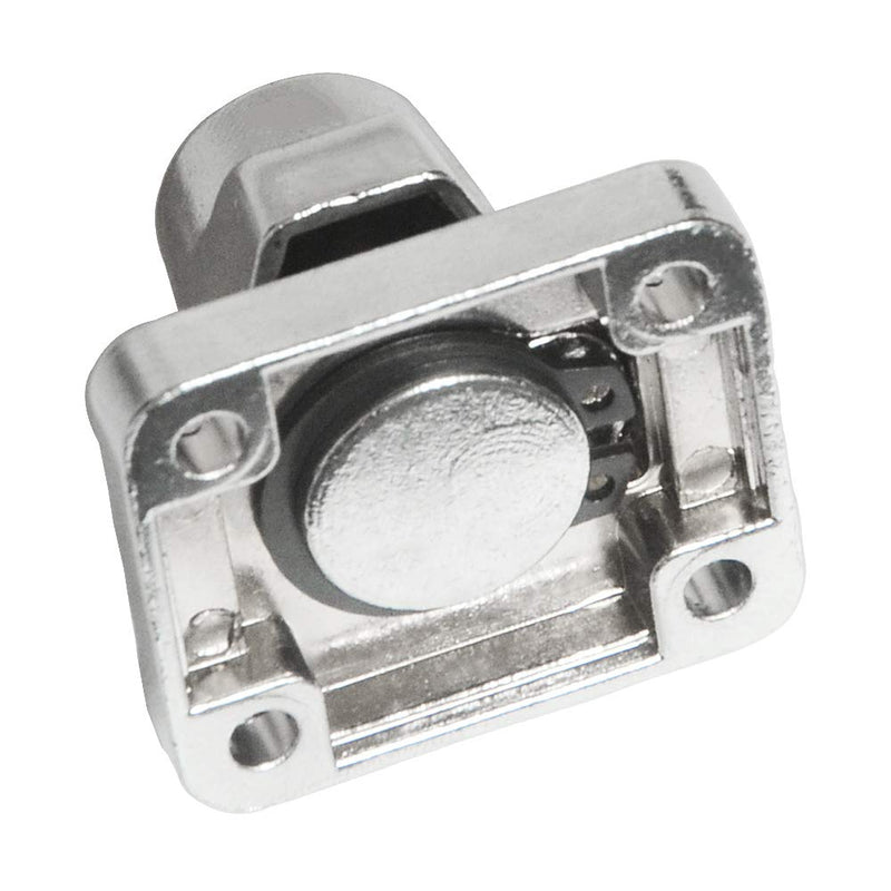[AUSTRALIA] - TOVOT 4 Pack Keyed Hasp Locks -Twist Knob Keyed Locking Hasp (2.5" x 1-1/4"),Safety Locking Hasp w/Screws for Door Cabinet,Key Different(Chrome) 