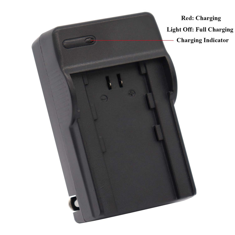 Camera Battery Charger, for Camcorder NP-FV5 Plus 3.7V 1000/1500/2000/2500mAh Rechargeable Li-ion Battery Charging