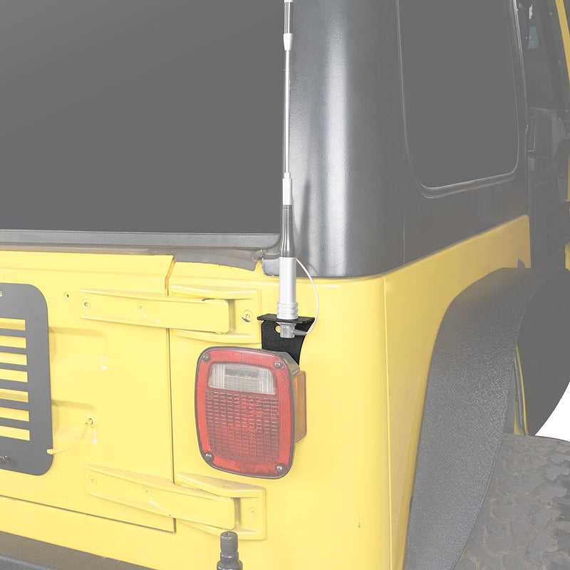 u-Box Wrangler CB Antenna Mount Bracket Stand Holder for Jeep Wrangler TJ 97-06