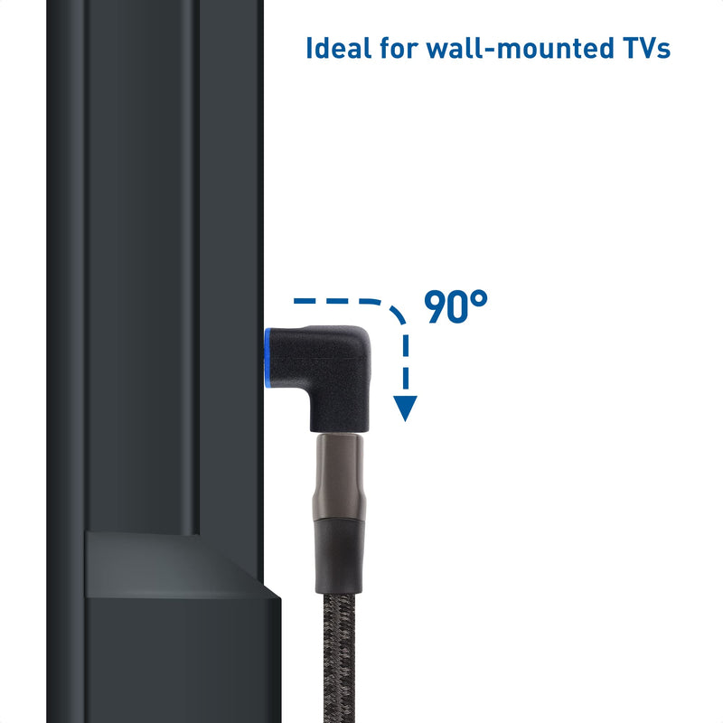 [AUSTRALIA] - Cable Matters Combo-Pack 8K@60Hz / 4K@120Hz 270 Degree and 90 Degree HDMI Adapters with HDR (8K Right Angle HDMI Adapter/HDMI 90 Degree Adapter) in Black 