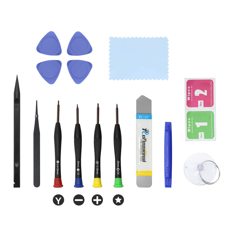 GBOLE 10.2" for iPad 9th Gen 2021 (A2602 A2603 A2604 A2605) Screen Replacement Glass Touch Digitizer Premium Kit + Home Button, Tools, Adhesive - Black