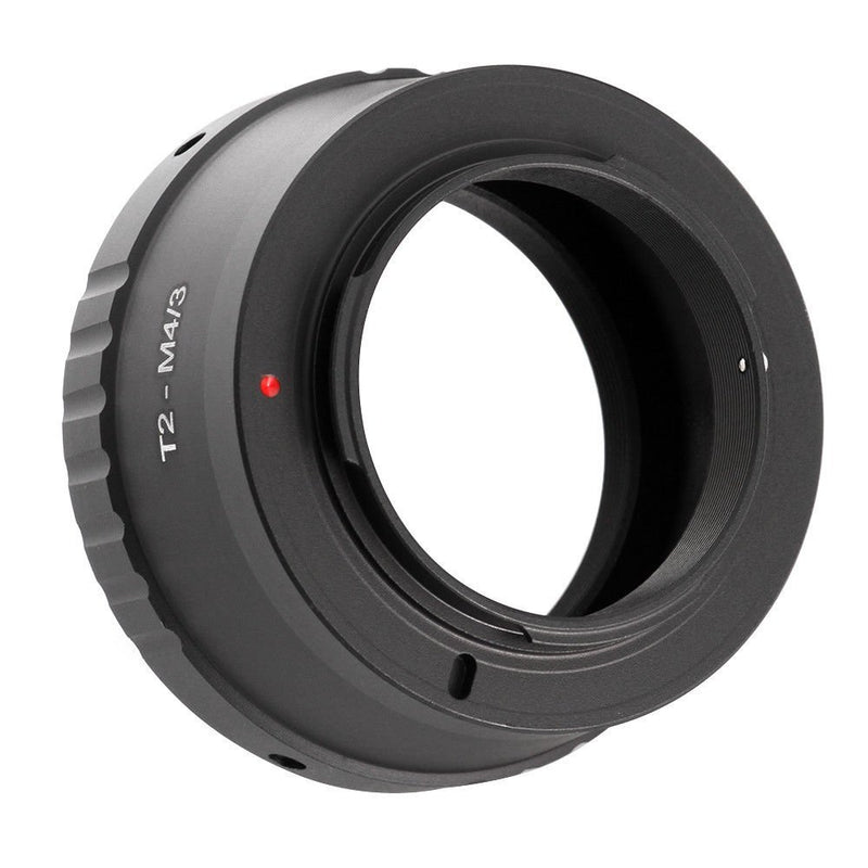 FocusFoto Adapter Ring for T2 T Mount Lens to Olympus PEN and Panasonic Lumix Micro Four Thirds (MFT, M4/3) Mount Mirrorless Camera Body EP5 E-PL7 GH4 GH5 GF6