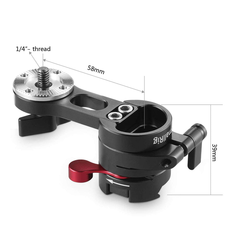 SMALLRIG Rosette EVF Mount for NATO Rail System, for Zacuto Gratical HD EVF - 1583