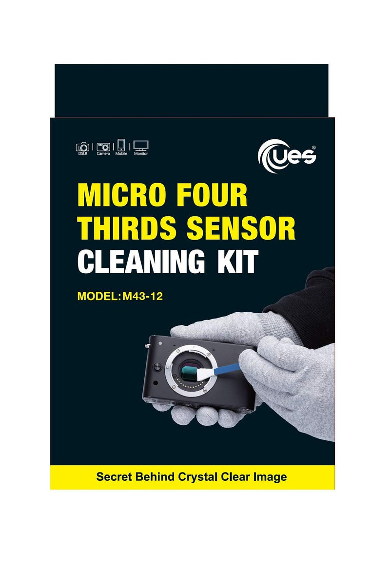 [AUSTRALIA] - Digital Camera Micro Four-Thirds 4/3 (MFT) 12mm Sensor Cleaning Swabs x 14pcs + 15ml Liquid Cleaner for Mirrorless MILC and ILDC 