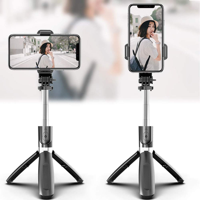 The New Multi-Function Selfie Stick Tripod, 39.4 inches Expandable Bluetooth Wireless Remote Control, Compatible with Small Cameras, iPhone 11 11PRO XS Max XS XR X 8P 7P, Galaxy S20 S10 S9 S8, Gopro