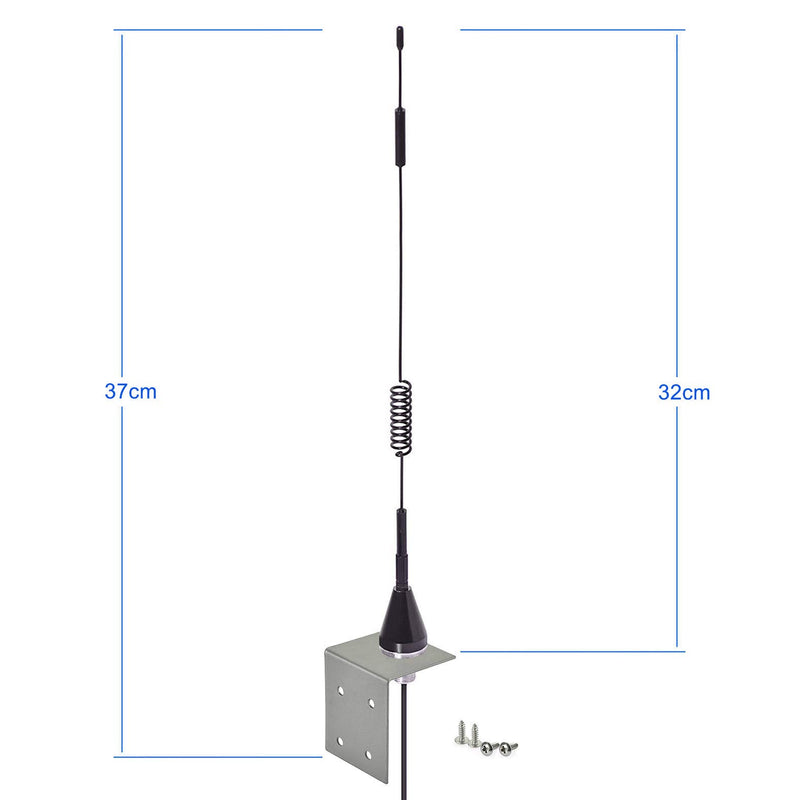 Bingfu Lora Gateway Antenna 900-930MHz 2dBi RP-SMA Male Antenna Outdoor Fixed Bracket Wall Mount Antenna for RAK Helium Hotspot Module Bobcat Nebra HNT Miner LoRaWAN SyncroBit Gateway