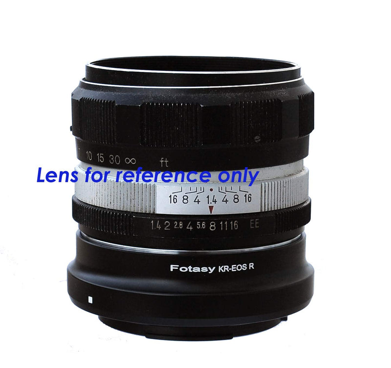 Fotasy Konica AR Lens to Canon RF Mount Metal Adapter, KR Lens EOS R Adapter Ring, Konica AR EOS RP Adapter, fits Konica AR Lense & Canon EOS R Mirrorless Camera EOS R/RP/Ra / R5 / R6 Konica AR- EOS R