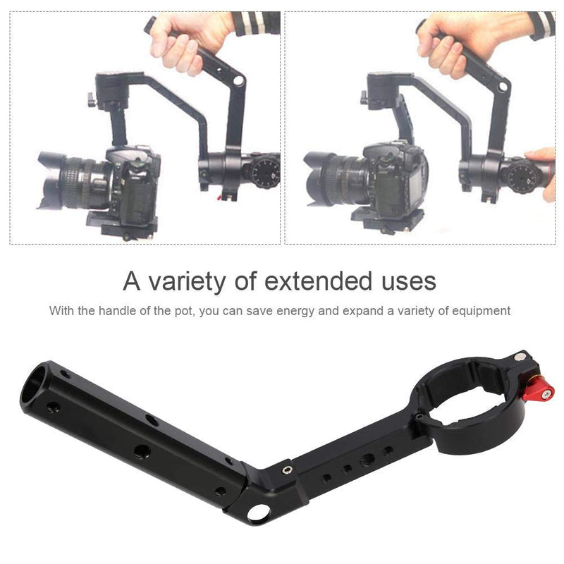 V BESTLIFE Portable Extension Handle Grip Bracket 1/4 Screw Aluminum Alloy Metal Connector for Zhiyun Crane2/ Feiyu AK2000