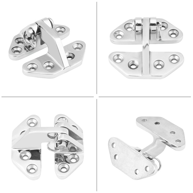 Acouto Boat Hatch Hinge Stainless Steel Marine Grade Heavy Duty Boat Hatch Hinge Removable Pin Hardware
