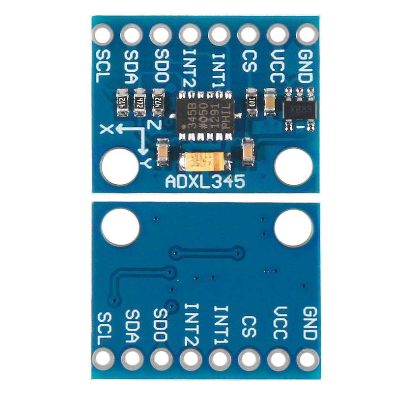 AITRIP 5pcs GY-291 ADXL345 3-Axis Digital Acceleration of Gravity Tilt Module for Arduino IIC/SPI Transmission