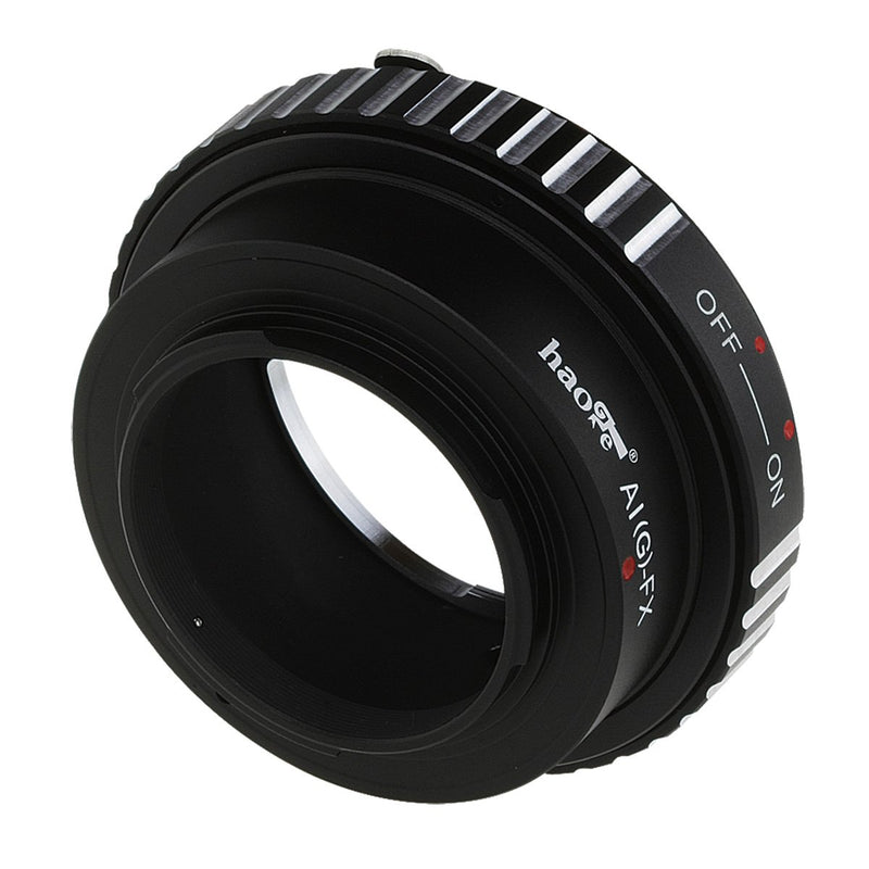 Haoge Lens Mount Adapter for Nikon Nikkor G/F/AI/AIS/D Lens to Fujifilm Fuji X FX Mount Camera as X-A5 X-A10 X-A20 X-E1 X-E2 X-E2s X-E3 X-H1 X-M1 X-Pro1 X-Pro2 X-T1 X-T2 X-T3 X-T10 X-T20 X-T30