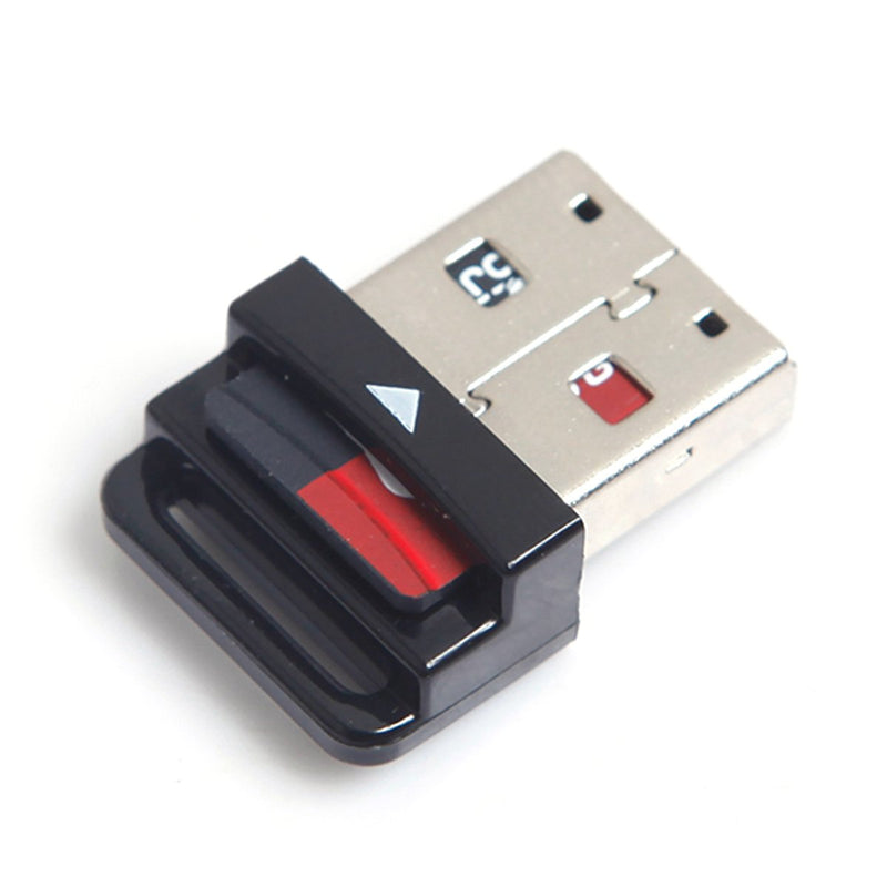 HDMIHOME USB 2.0 to Micro SD T-Flash TF M2 Cell phone & tablet Memory Card Reader Black Mini Size
