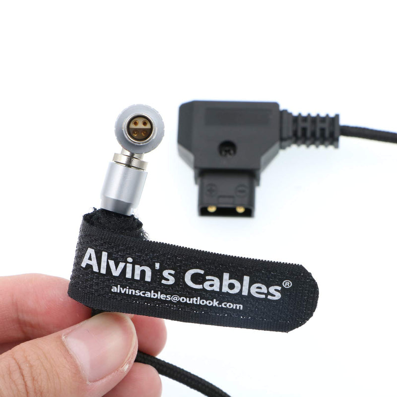 Alvin's Cables Z CAM E2 Camera Right Angle Power Cable Flexible 90 Degrees 4 Pin to D Tap