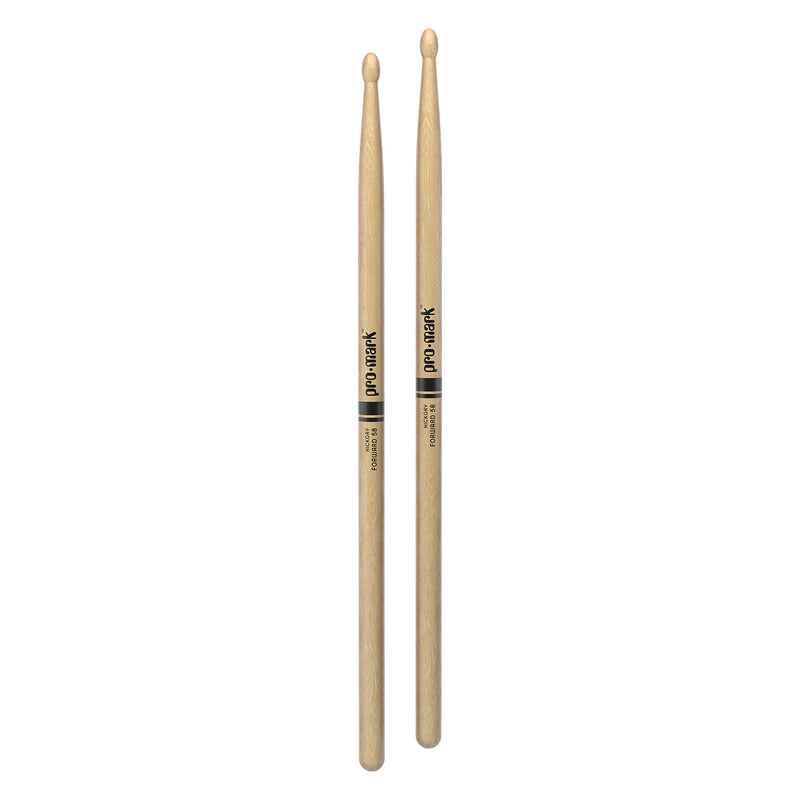 ProMark Classic Forward 5B Hickory Drumsticks, Oval Wood Tip, Four Pairs