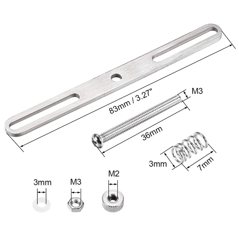 uxcell Stainless Steel Water Cooling Waterblock Buckles Layering with Screws for Northbridge 1 Set 30-80mm