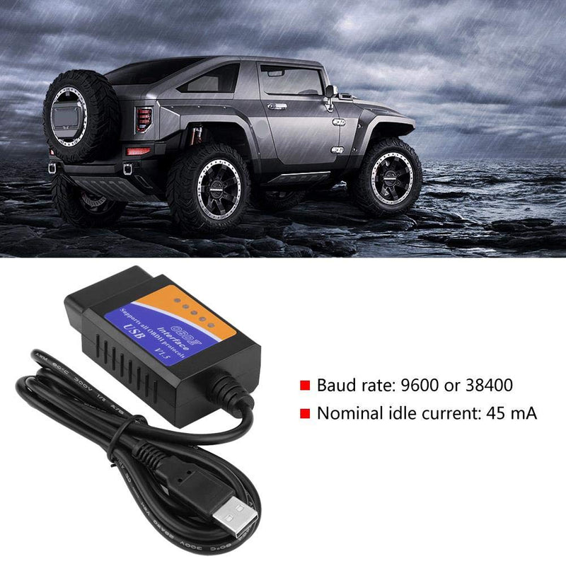 Universal OBD2 Diagnostic Cable Interface Scanner ,Keenso OBD2 USB Cable for Citroen Car USB Connector V1.5