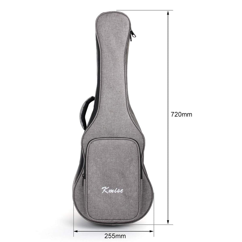 Tenor Ukulele Gig Bag 26 inch Soft Carring Case Double Strap With 3 Picks By Kmise